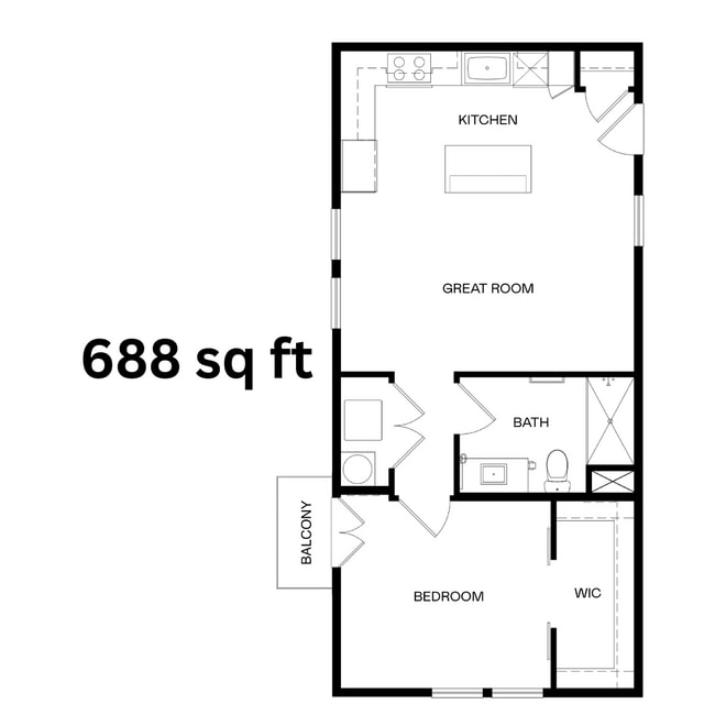 Agave - Private Balcony 688 sq ft - Culdesac Tempe