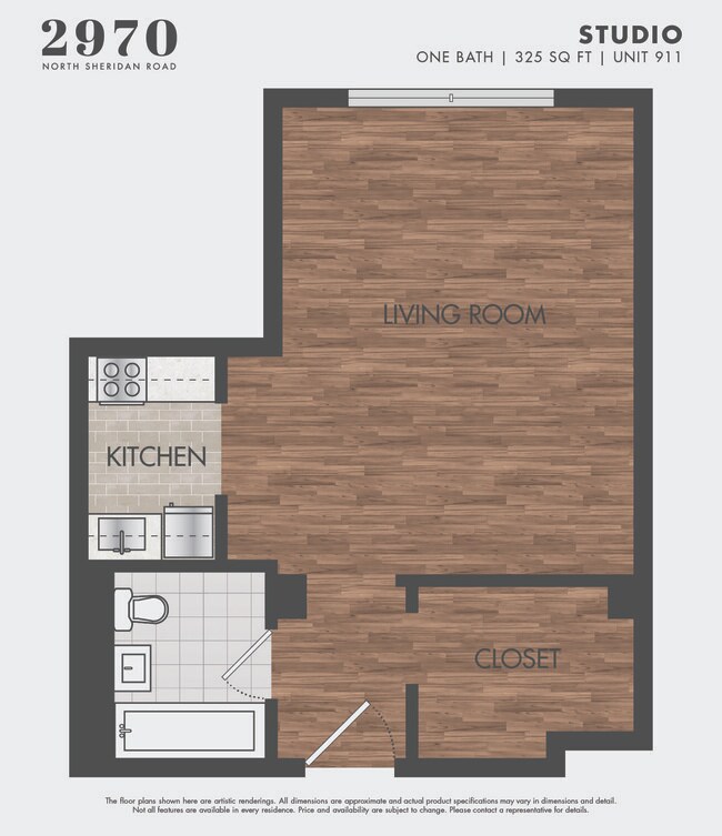 Floorplan - 2970 N Sheridan