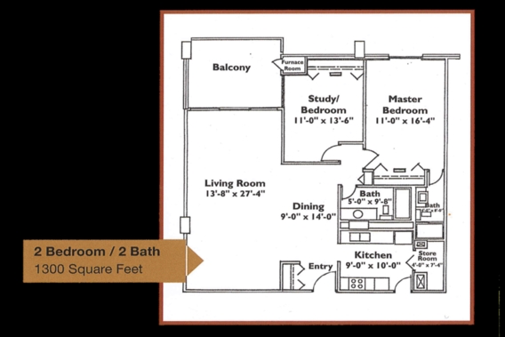 2BR/2BA - Highland Towers Apartments