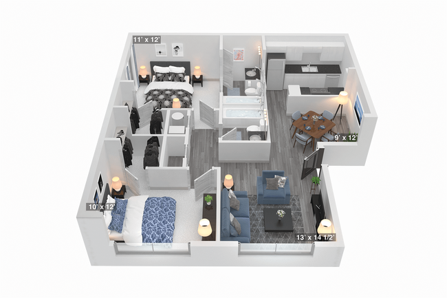 Floorplan - Avenue One10