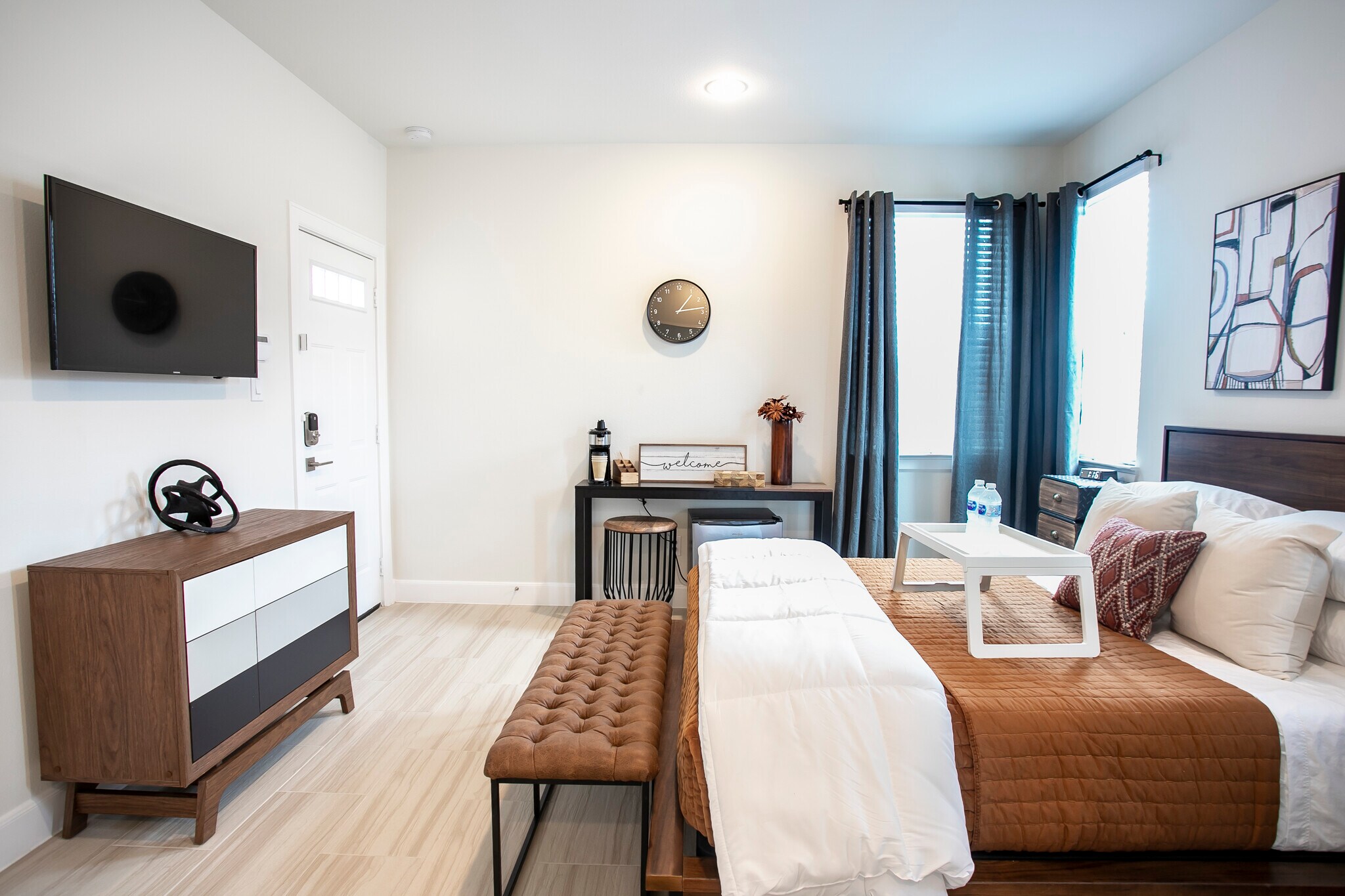 It has a fridge here too, great for a late night when you're feeling snackish. - 2713 Eado Edge Ct