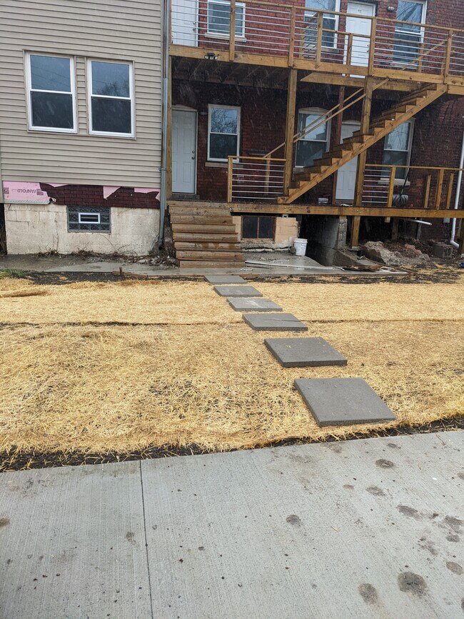 backview from parking pad - 222 Kenilworth St