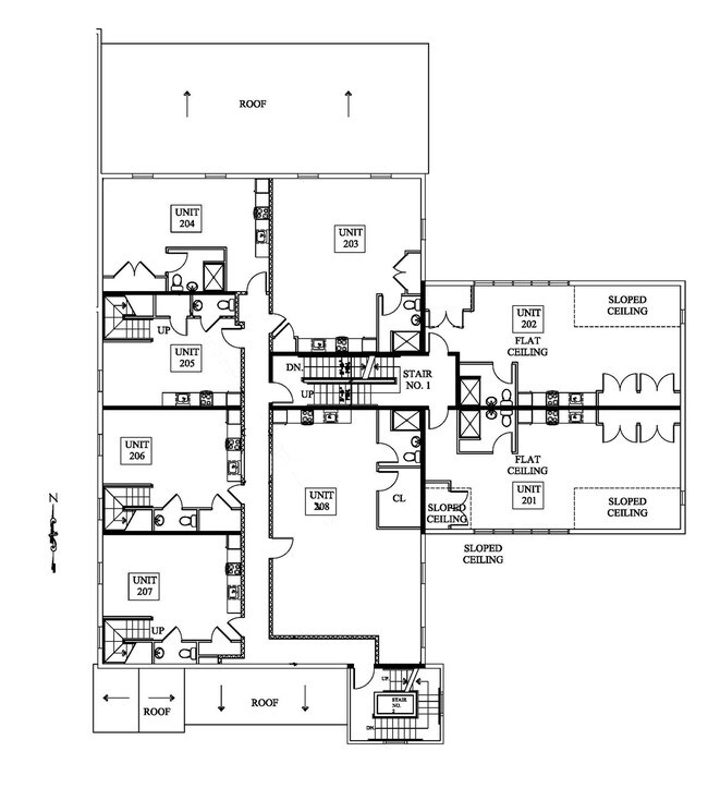 Second Floor Plan - The Clark on Pleasant Avenue