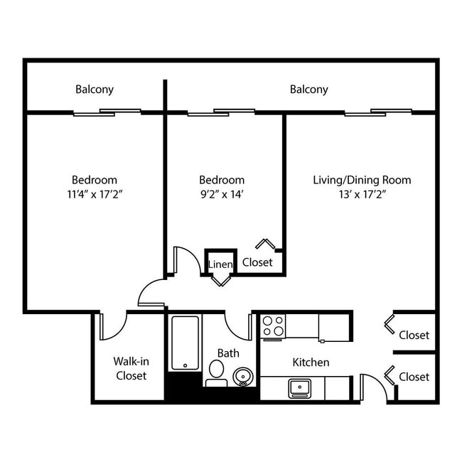 Floorplan - Bowin Place - 62+ Affordable Senior Community