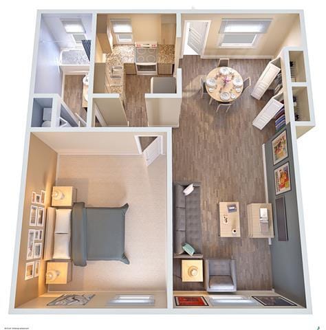 Floorplan - Hidden Colony