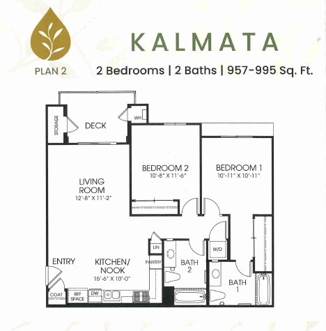 Floorplan - Oliva Apartments