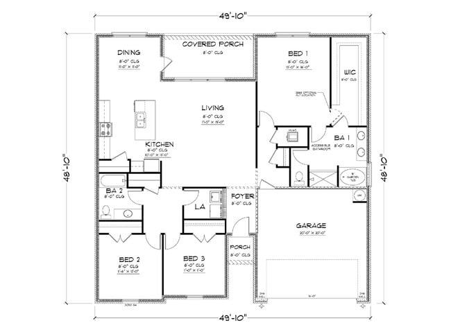 Alston Floor Plan - Stonebrooke