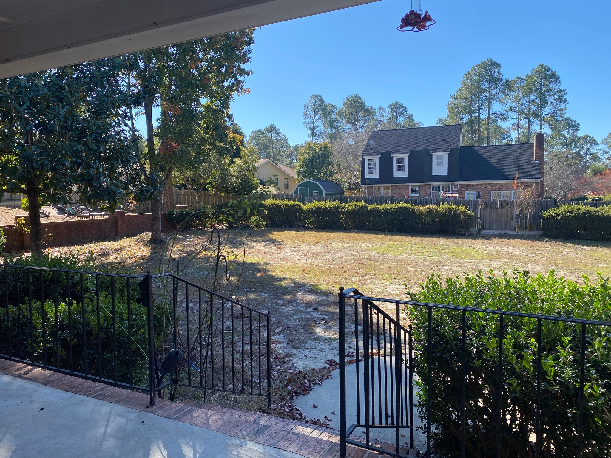 Fenced backyard - 1229 Clemson Rd
