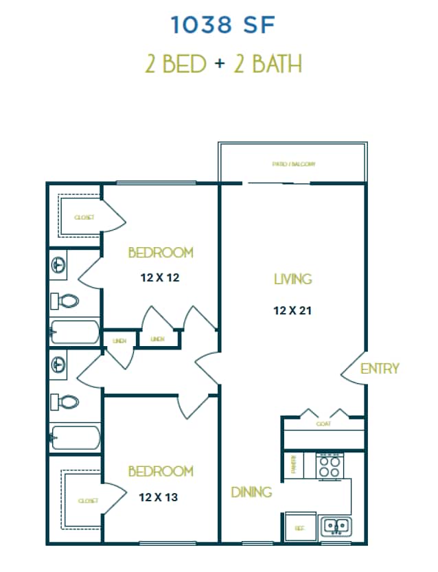 Floorplan - Lakeshore at East Mil