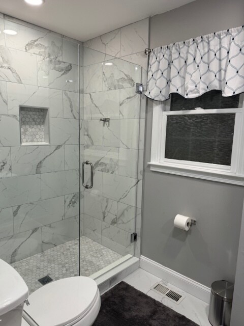Lower Level Full Bathroom with shower - 228 Doane St SW
