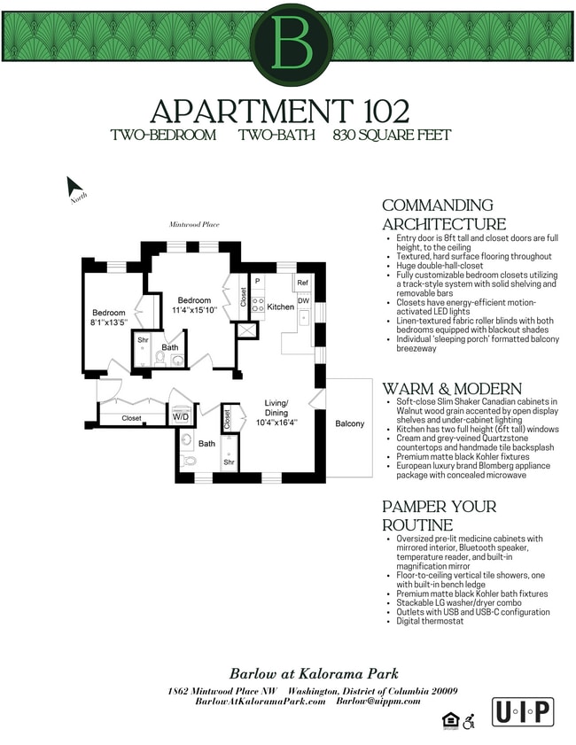 Floorplan - The Barlow at Kalorama Park