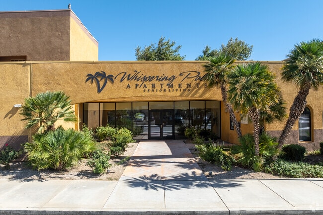 Entrance - WHISPERING PALMS SENIOR APARTMENTS