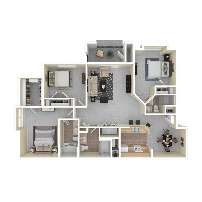 Floorplan - Eastland Trails Apartments