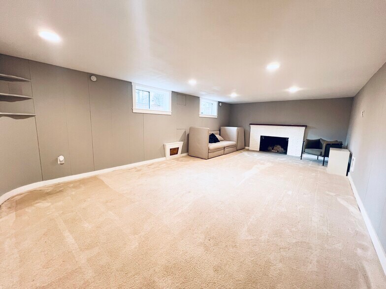 Basement Rec Room, Fireplace #2 - 1202 S Cloverdale St