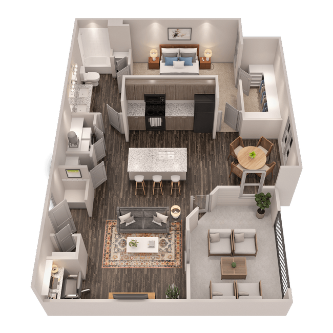 Floorplan - Gray Branch Apartments