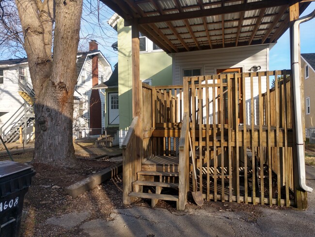 Covered Deck in Rear - 4608 S 3rd St