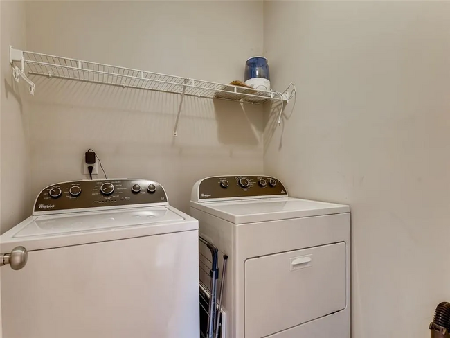 Upstairs laundry room with washer & dryer hookups - 2180 Collins Ridge Dr NW