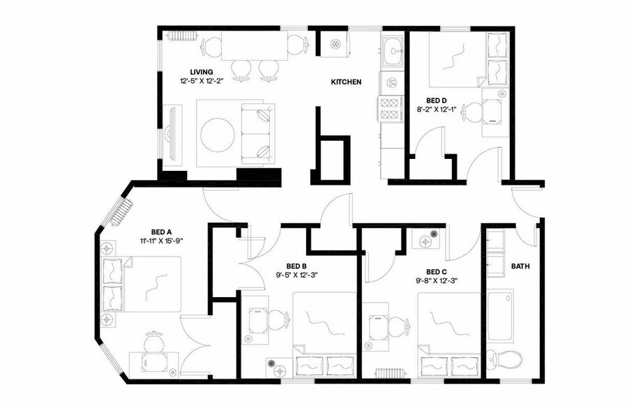 Building Photo - Room in Shared 4 bed/1 bath home in West Harlem
