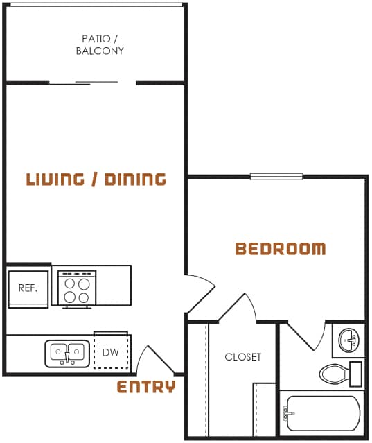 Floorplan - Emmitt Luxury Apartments