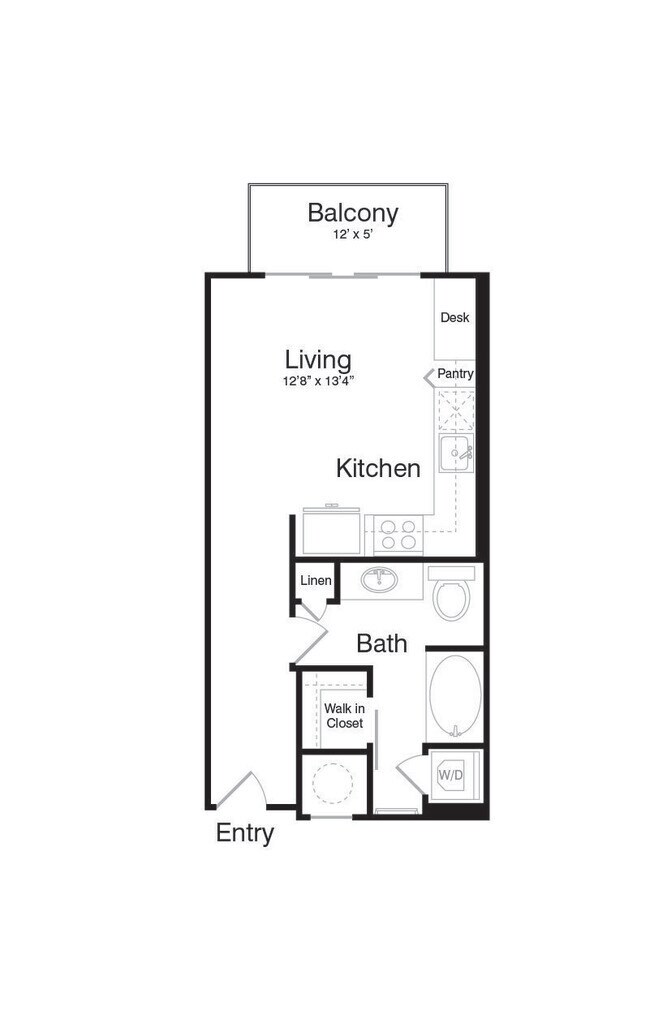 Floorplan - The Katy at Victory Park