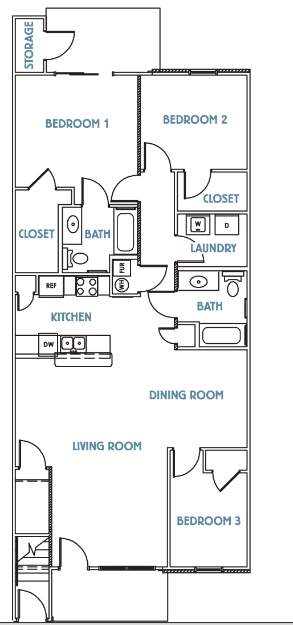 3BR/2BA - Bradford Park