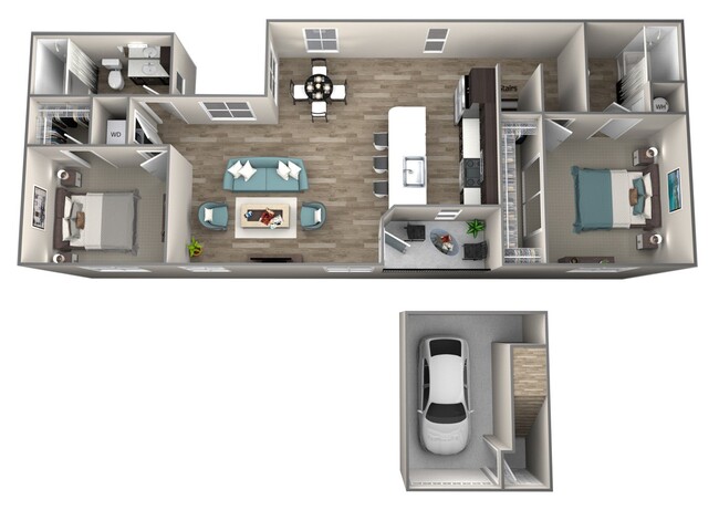 Floorplan - Hearth Apartment Homes