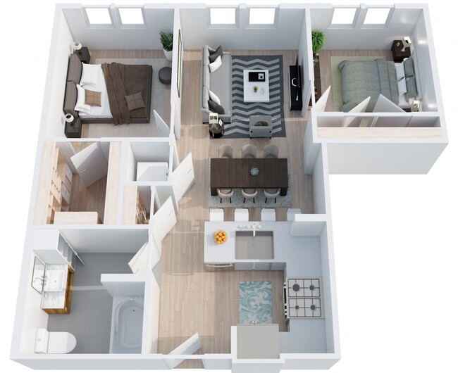 Floorplan - The Riviera on Semmes