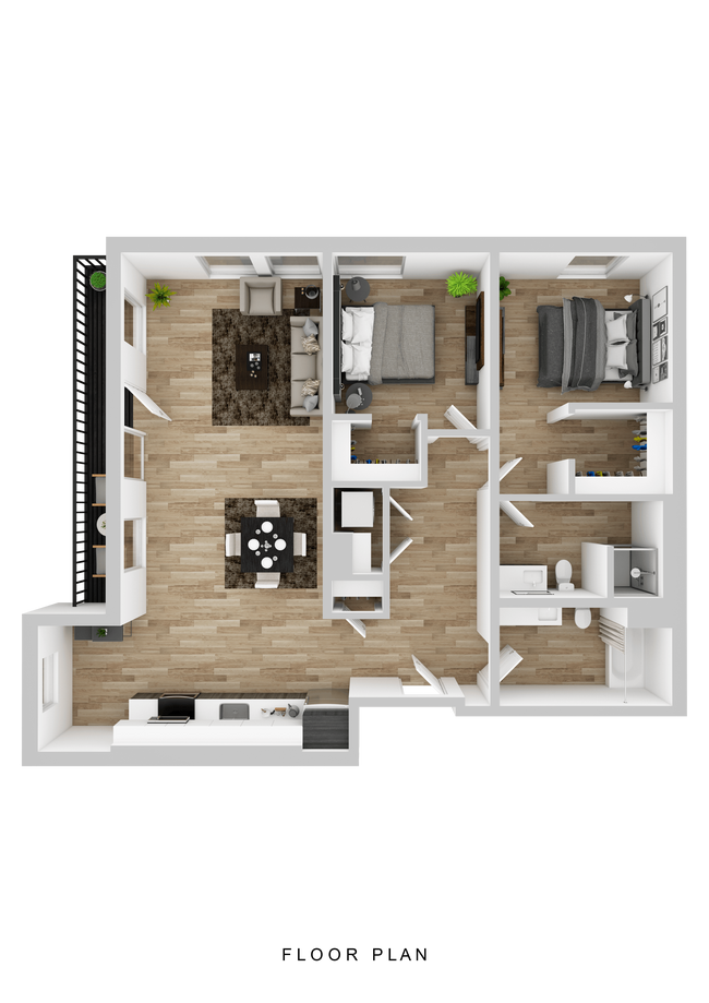 Floorplan - Hyas Point Apartments