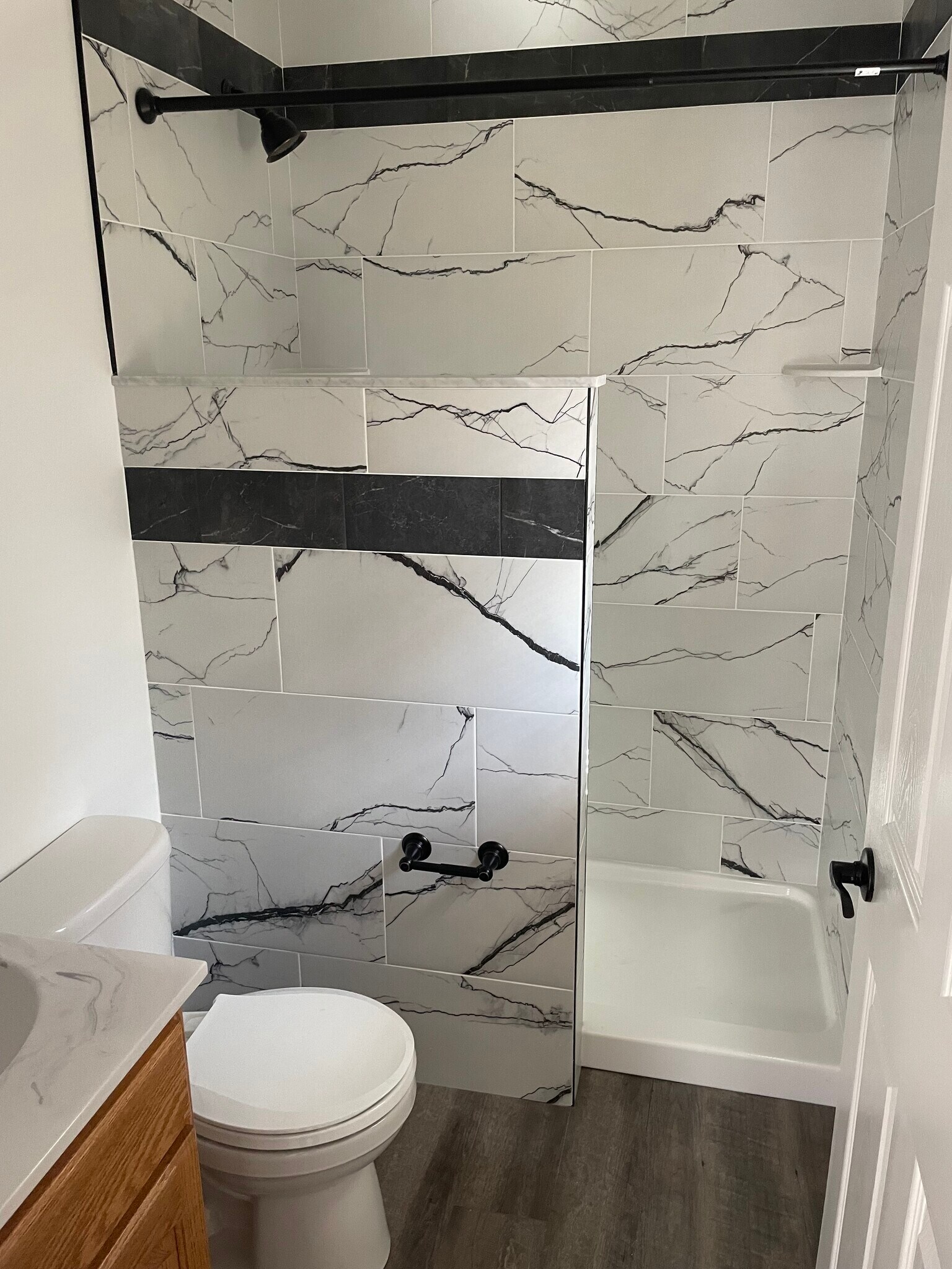 Master bedroom shower - 103 S York Rd