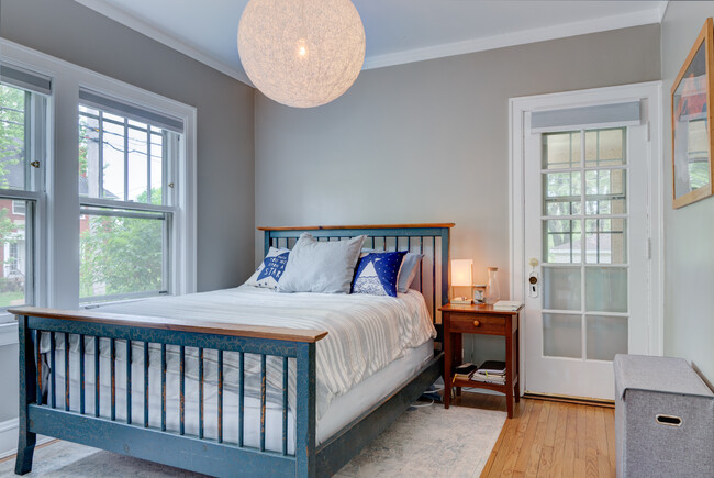 main bedroom with porch - 1231 Grant St