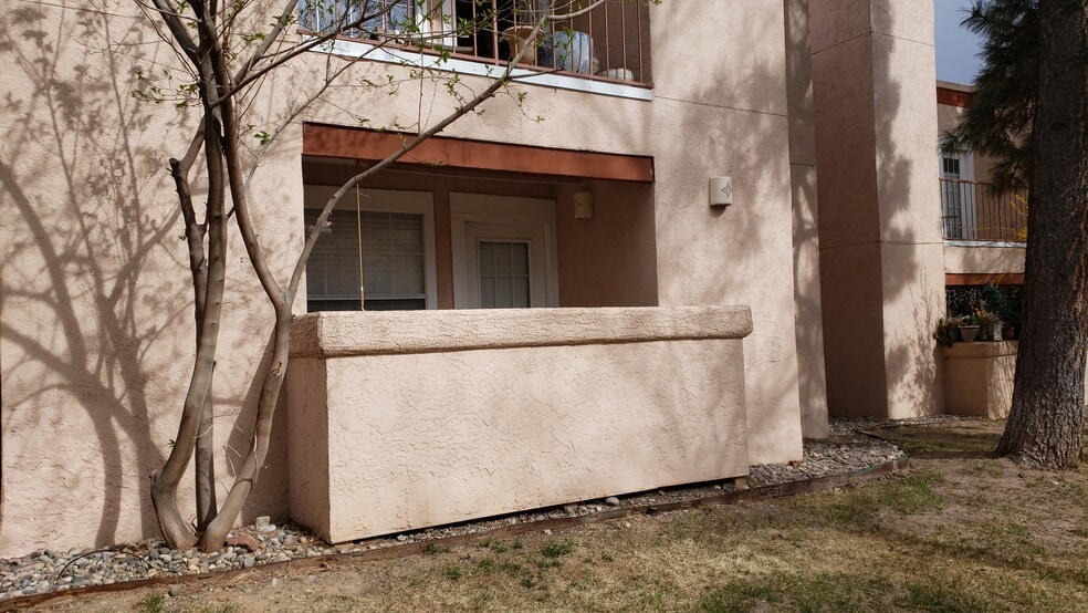 Private ground level patio area - 2501 W Zia Rd