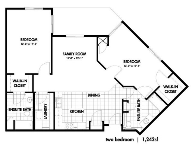 Floorplan - Lakewood Crossing Apartments