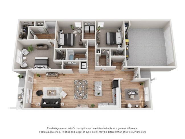 Floorplan - Villages at Arbor Walk