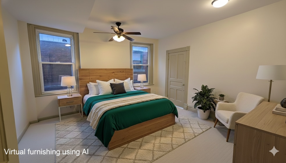 2nd bedroom 2nd floor - 347 Spahr St