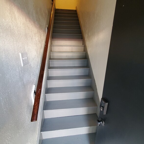 Staircase to upper unit - 1213 N Wells St
