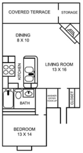 Floorplan - Country Club Condos