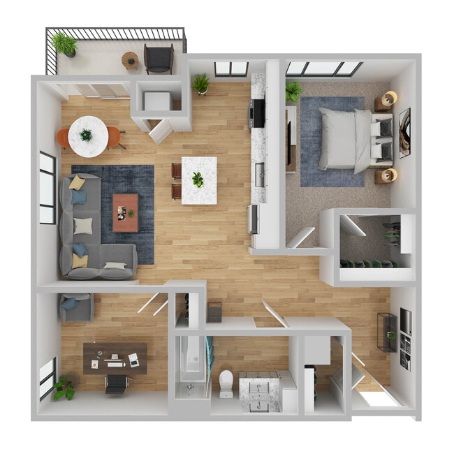 Floorplan - The Knox Apartments