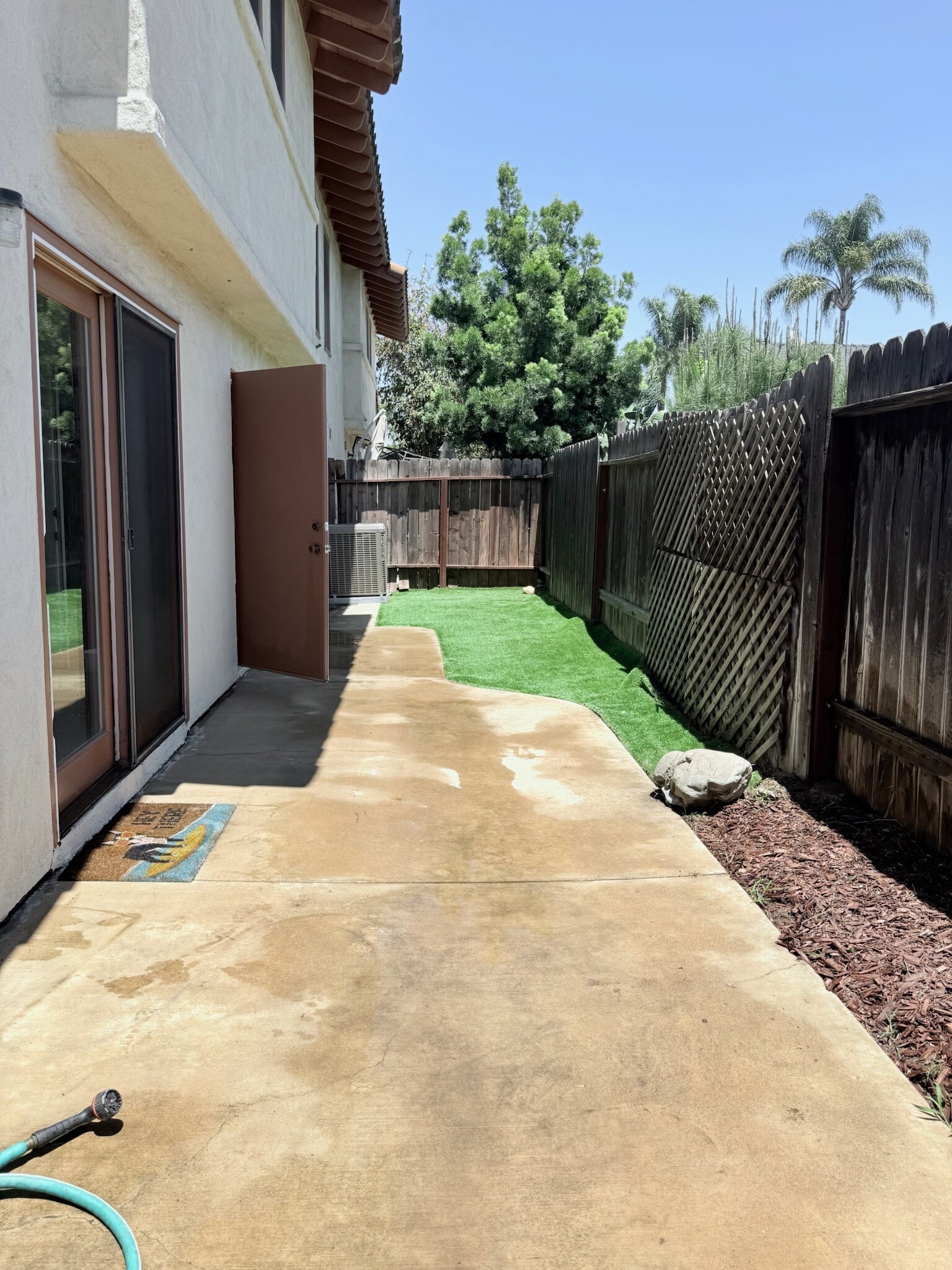 private backyard - 631 S Glassell St