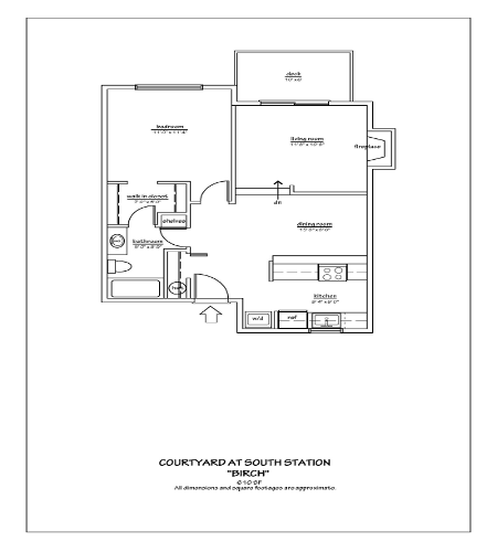 Floorplan - Courtyard at South Station