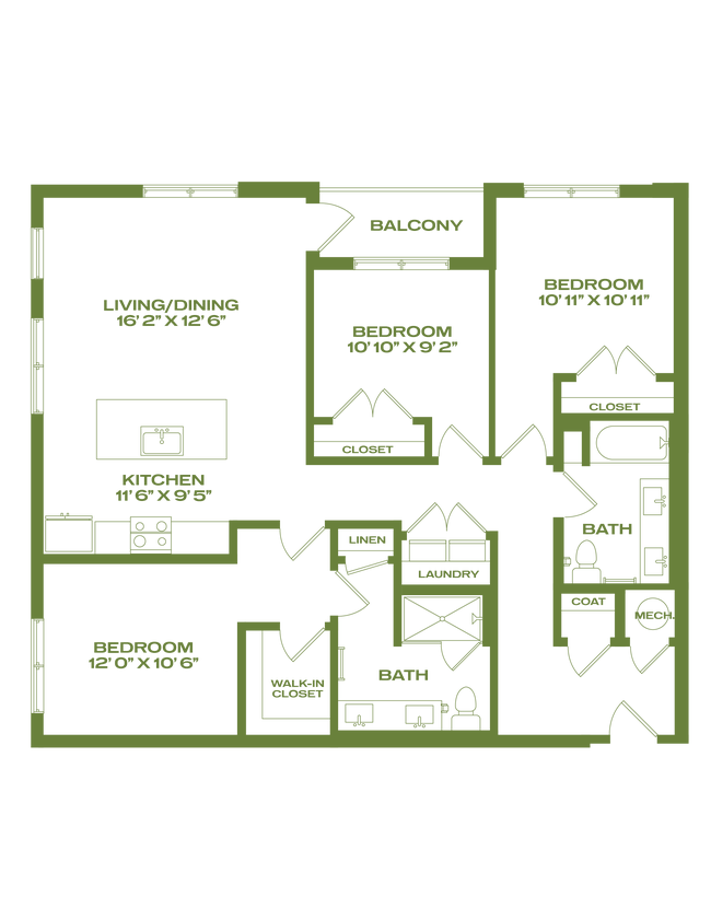 Floorplan - Artifact NoDa