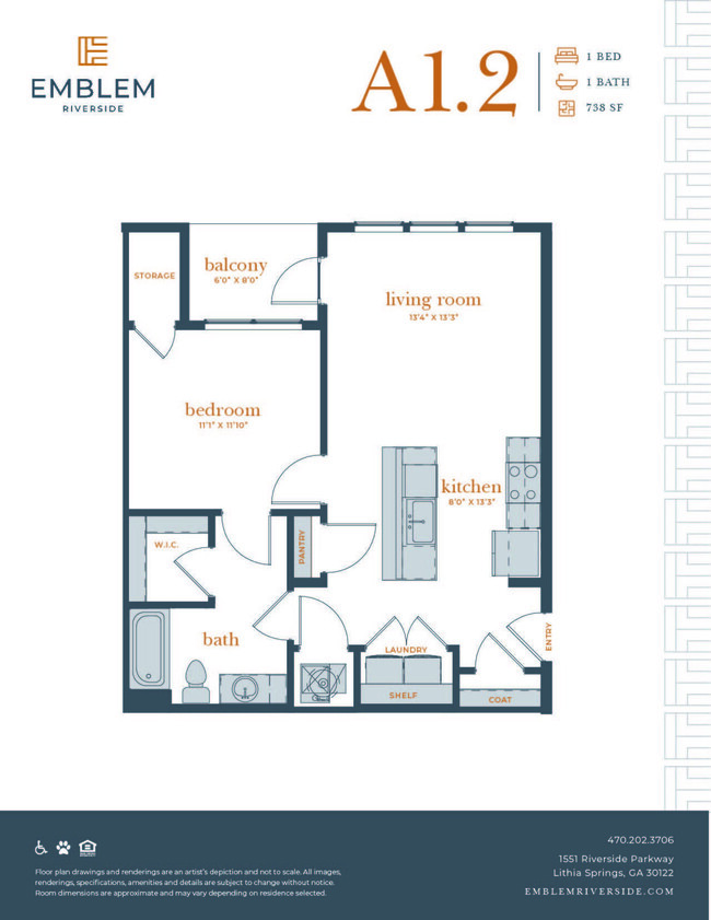 Floorplan - Emblem Riverside