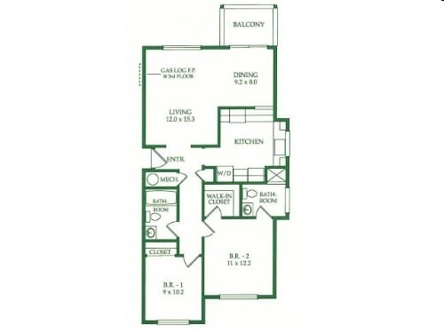 2BR/2BA - Crooked Oak at Loma Verde Preserve Apartment Homes