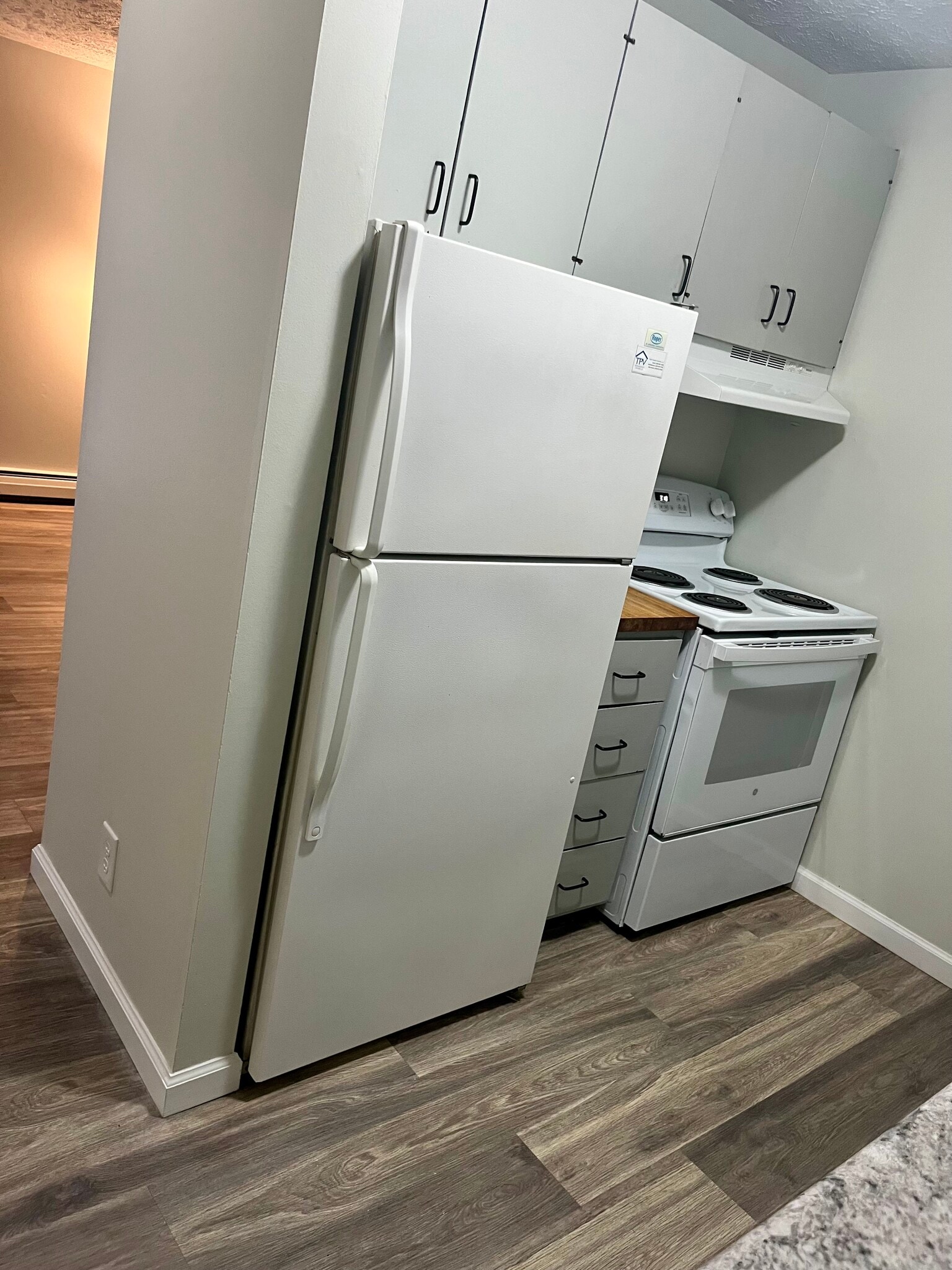 1380 1 Bed 1 Bath Kitchen - River View Apartments