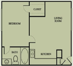 1BR/1BA - Park Shadows