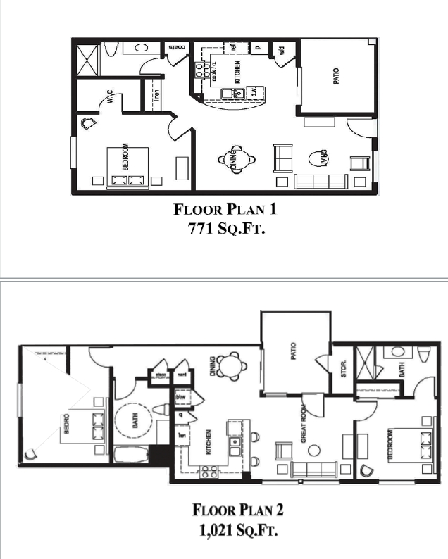 Floorplan - Cobblestone Apartments