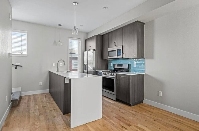 Experience a modern culinary space designed for both style and functionality. - Harley House