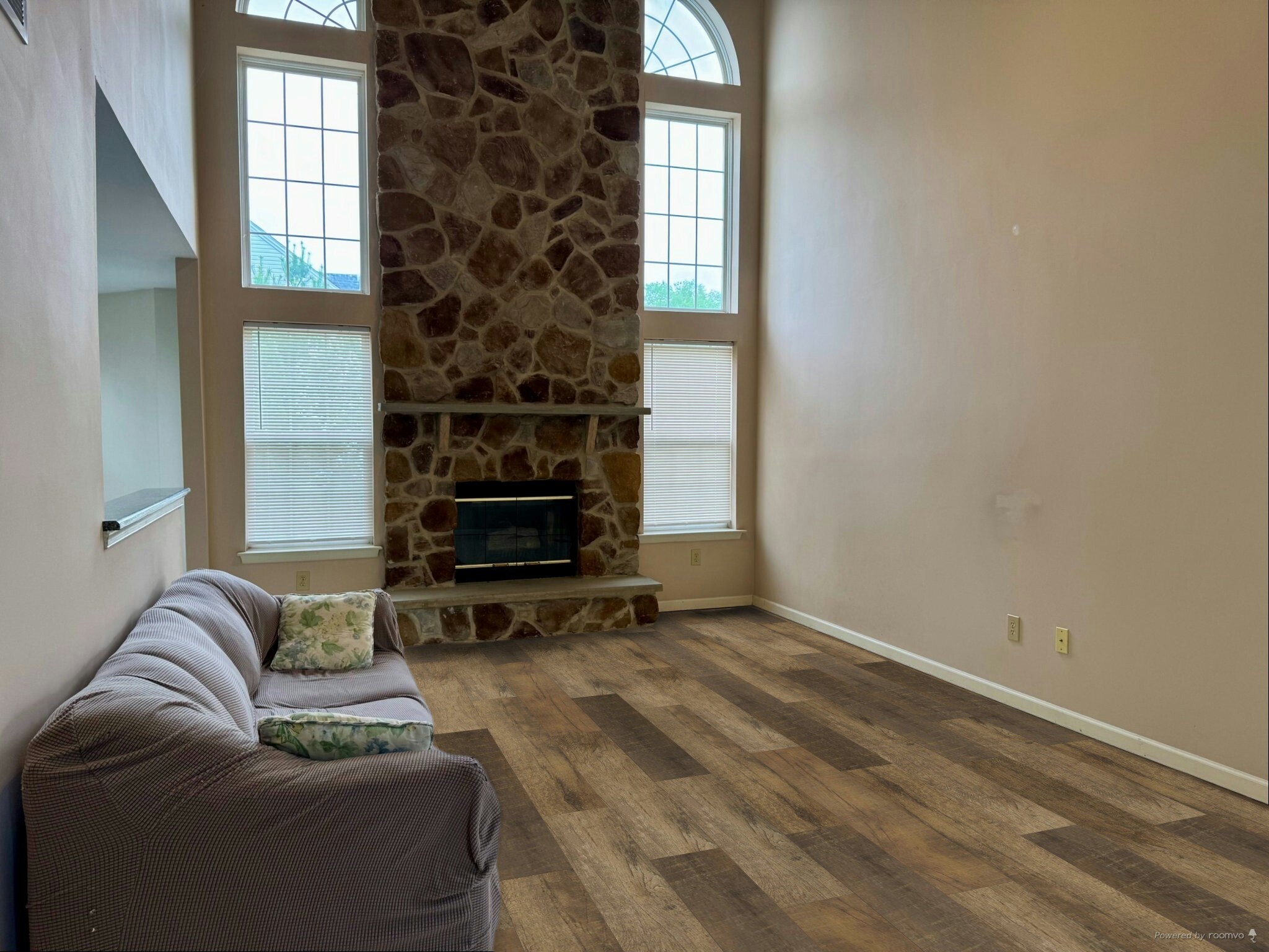 Two-Story Family Room - 201 Riverwoods Dr