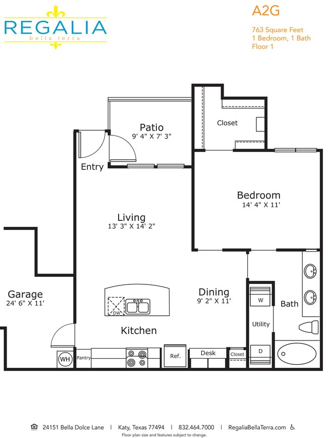 Floorplan - Regalia Bella Terra apartments