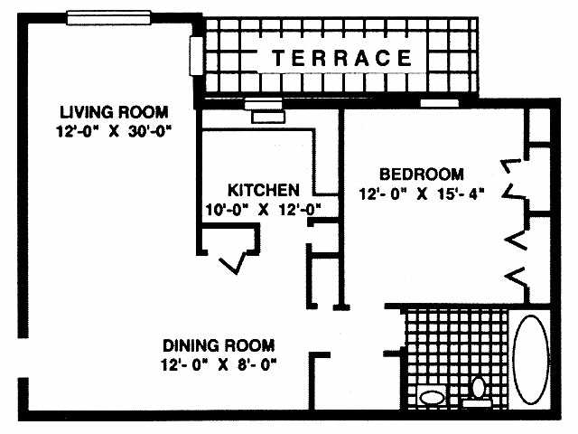 1BR/1BA - Olympic Gardens Apartments