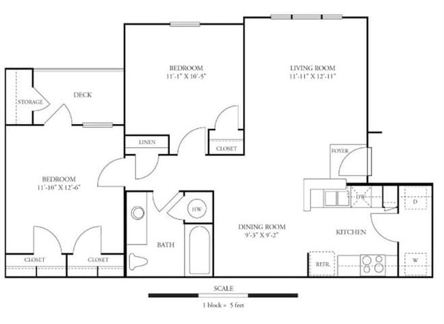 Floorplan - Arbor Glen Apartments